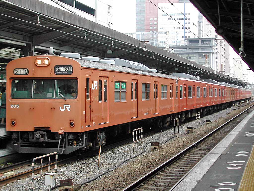 西日本旅客鉄道 103系電車 クハ103-205 ほか