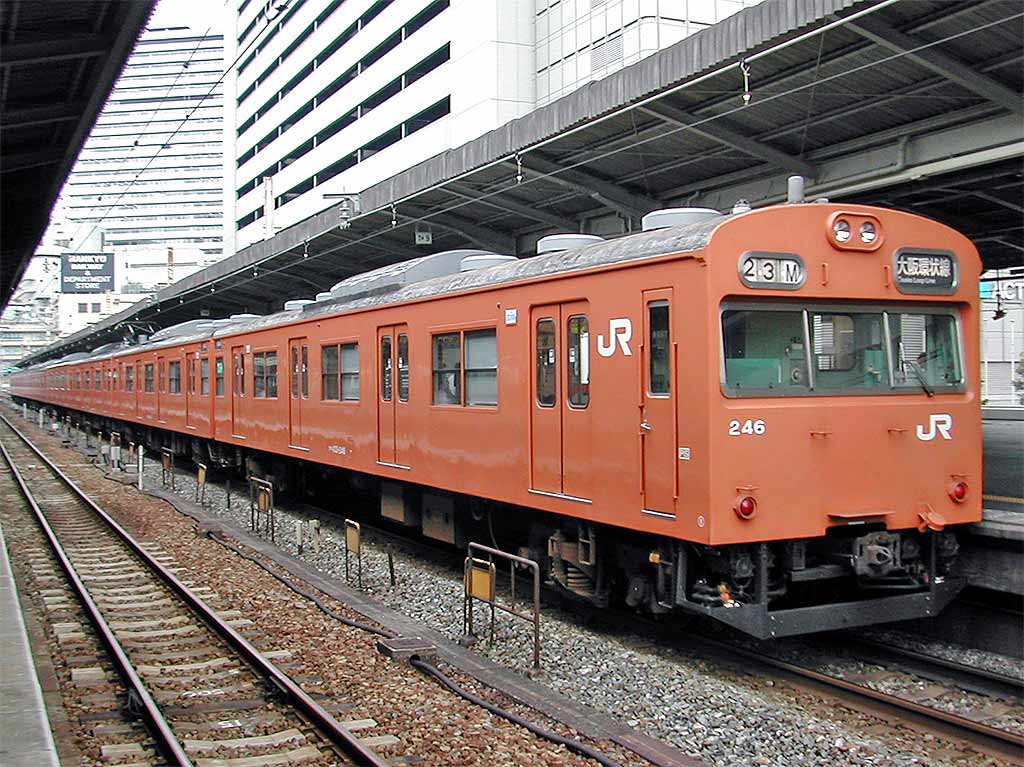 西日本旅客鉄道 103系電車 クハ103-246 ほか