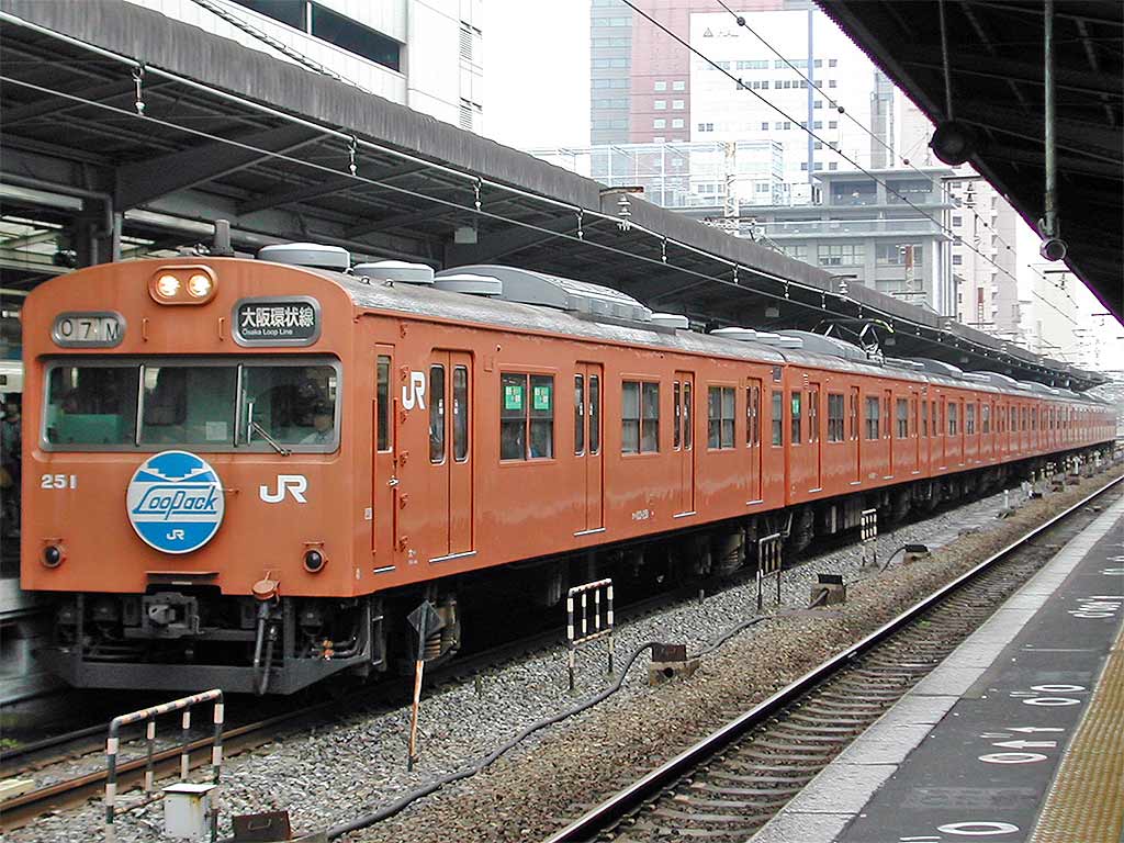 西日本旅客鉄道 103系電車 クハ103-251 ほか 大阪駅 2003年8月