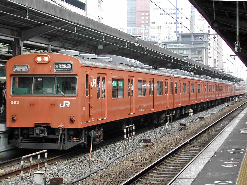 西日本旅客鉄道 103系電車 クハ103-263 ほか