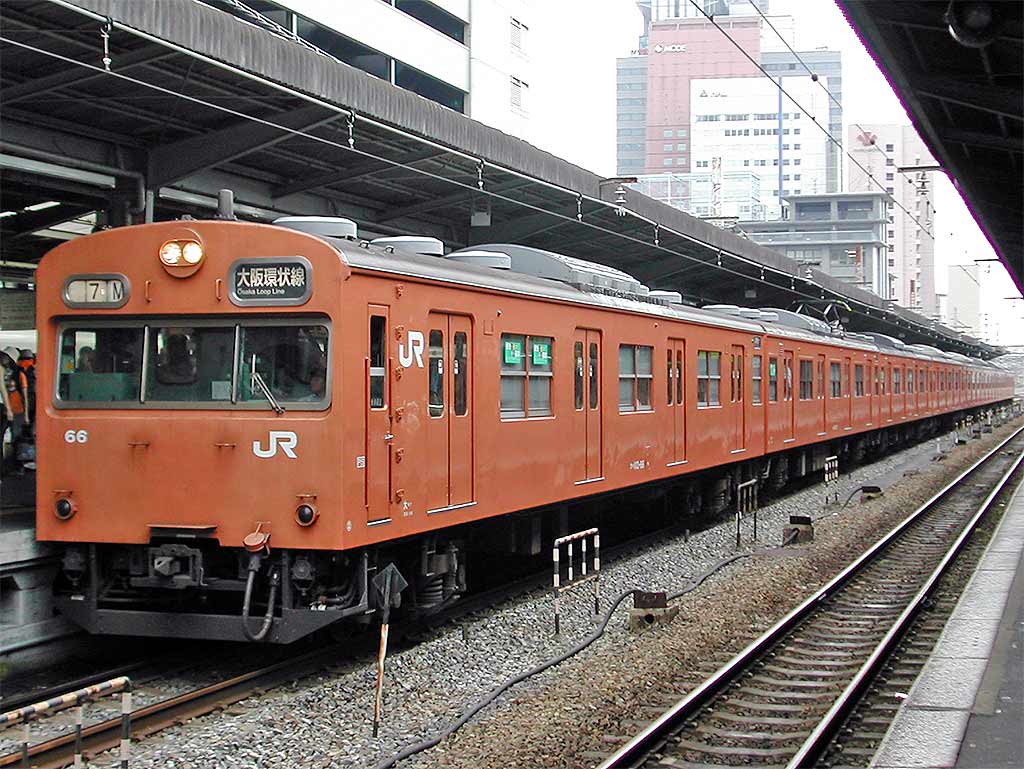 西日本旅客鉄道 103系電車 クハ103-66 ほか